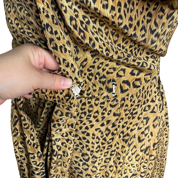 Vintage Robbie Bee Leopard Print Wrap Dress - Picture 10 of 14